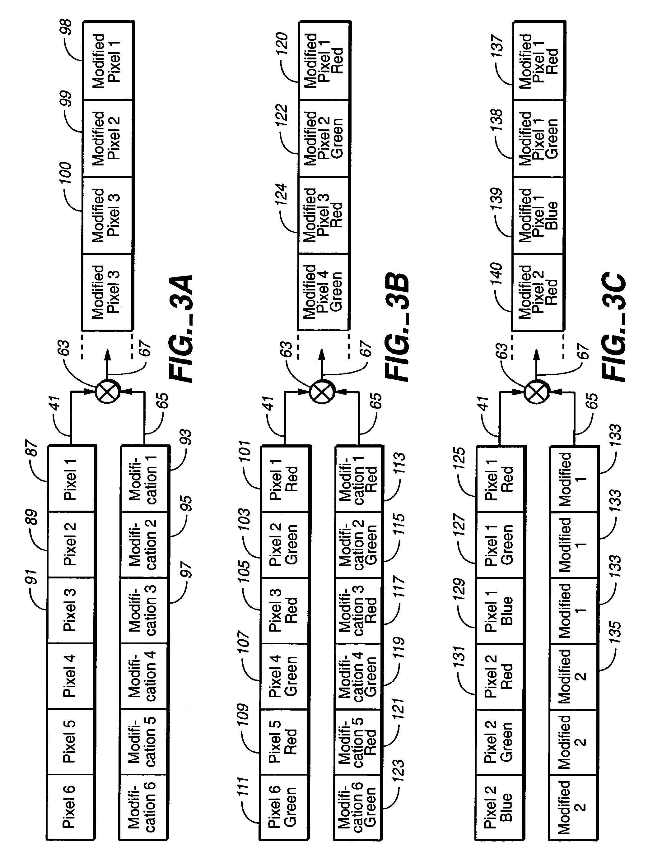 Techniques for modifying image field data as a function of radius across the image field