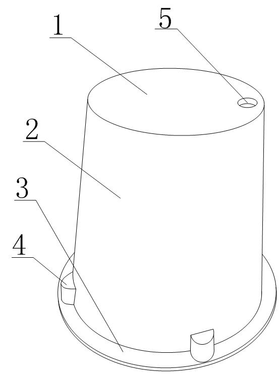 Protective cover for external thread petroleum machinery workpiece