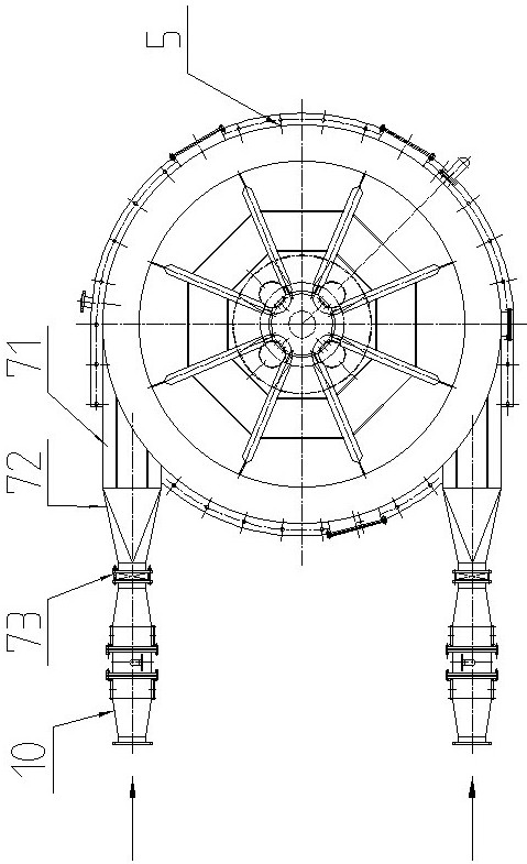 Flotation deinking machine for removing ink in waste paper pulp by utilizing air flotation principle