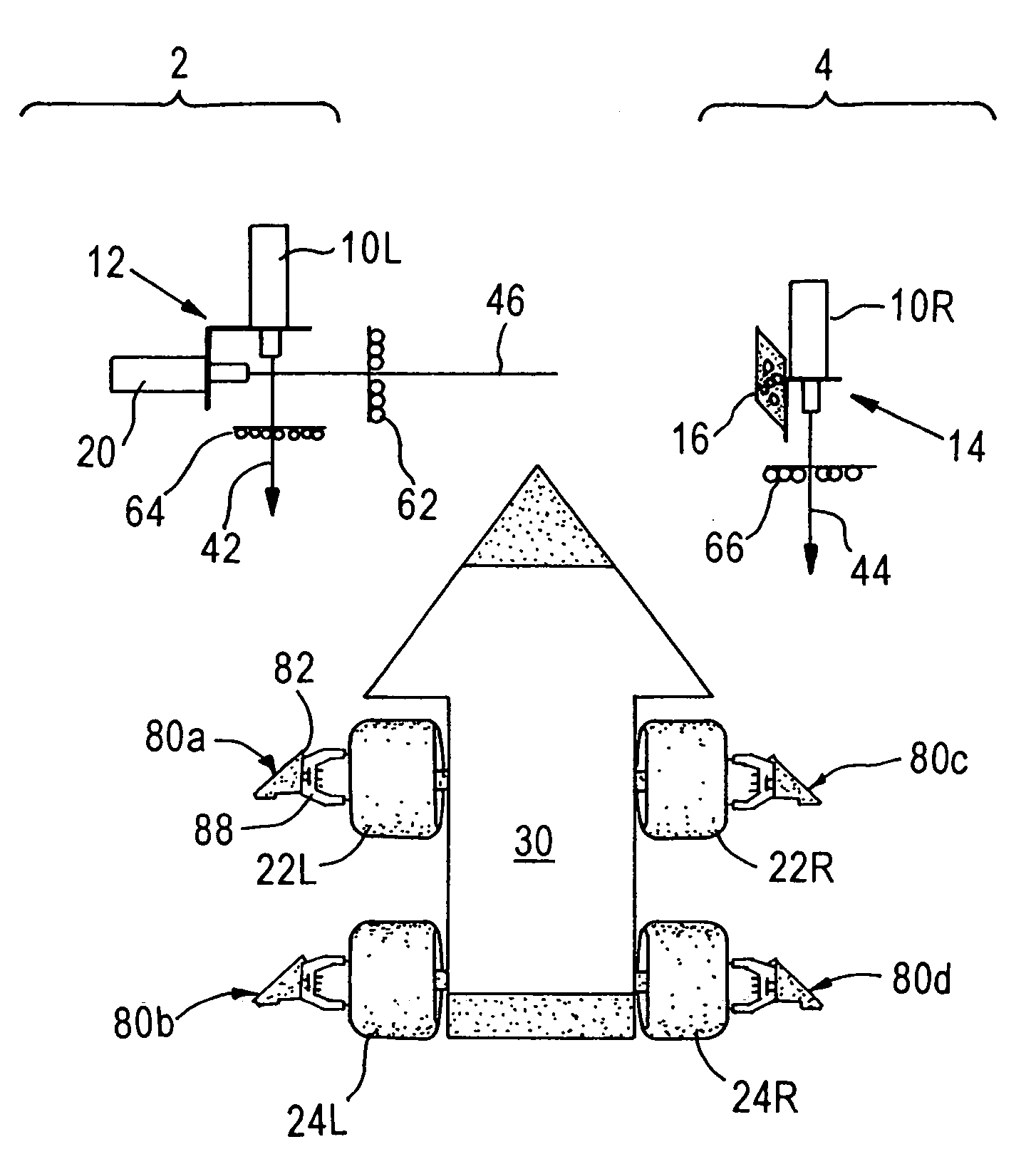 Self-calibrating, multi-camera machine vision measuring system