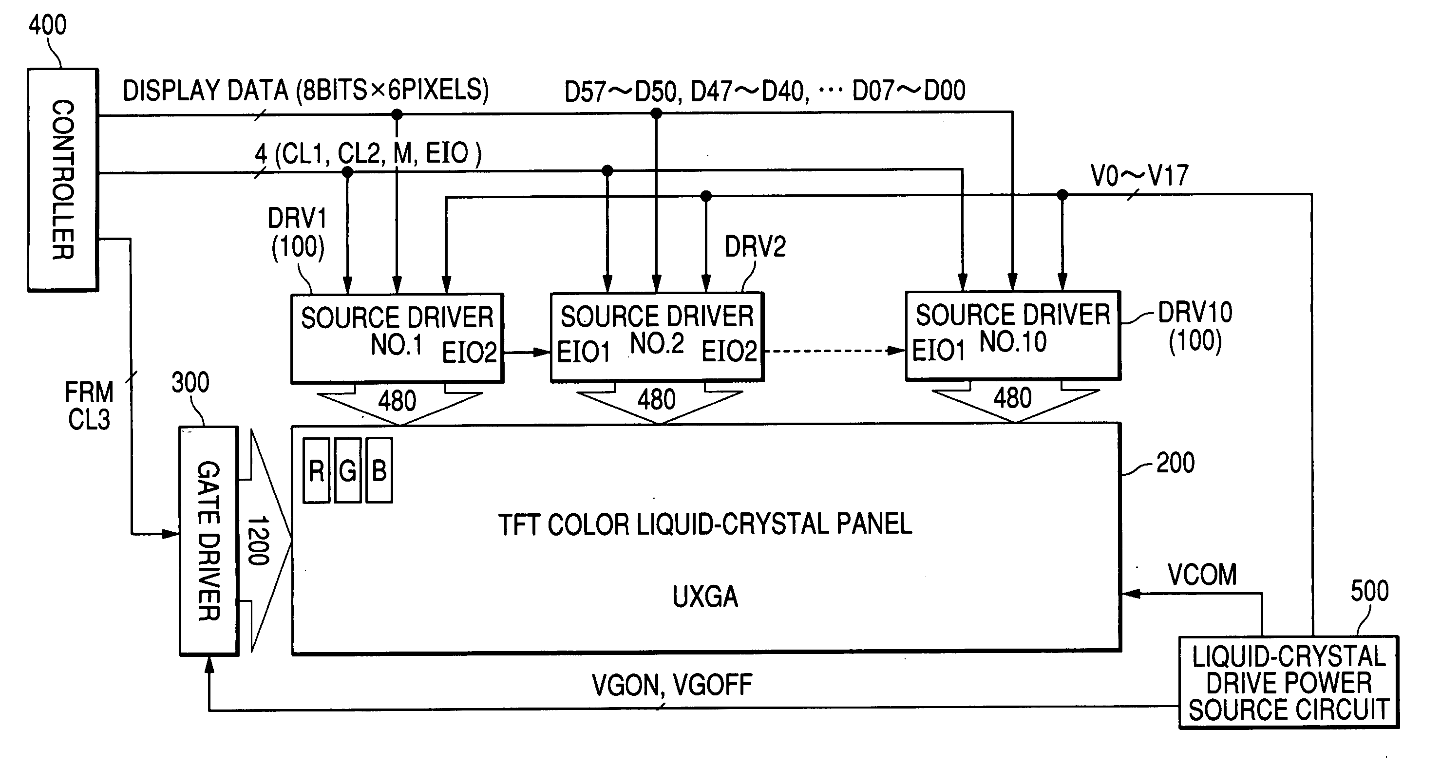 Liquid crystal display driver device and liquid crystal display system