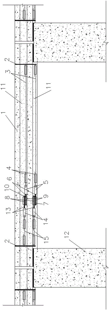 Inside and outside combined type system and method for reinforcing hollow plate through prestressed steel wire ropes