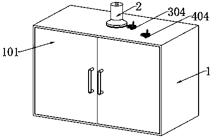 Microbiological detection device capable of realizing continuous operation detection