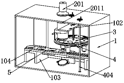 Microbiological detection device capable of realizing continuous operation detection