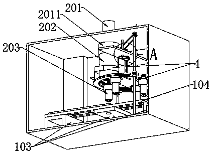 Microbiological detection device capable of realizing continuous operation detection