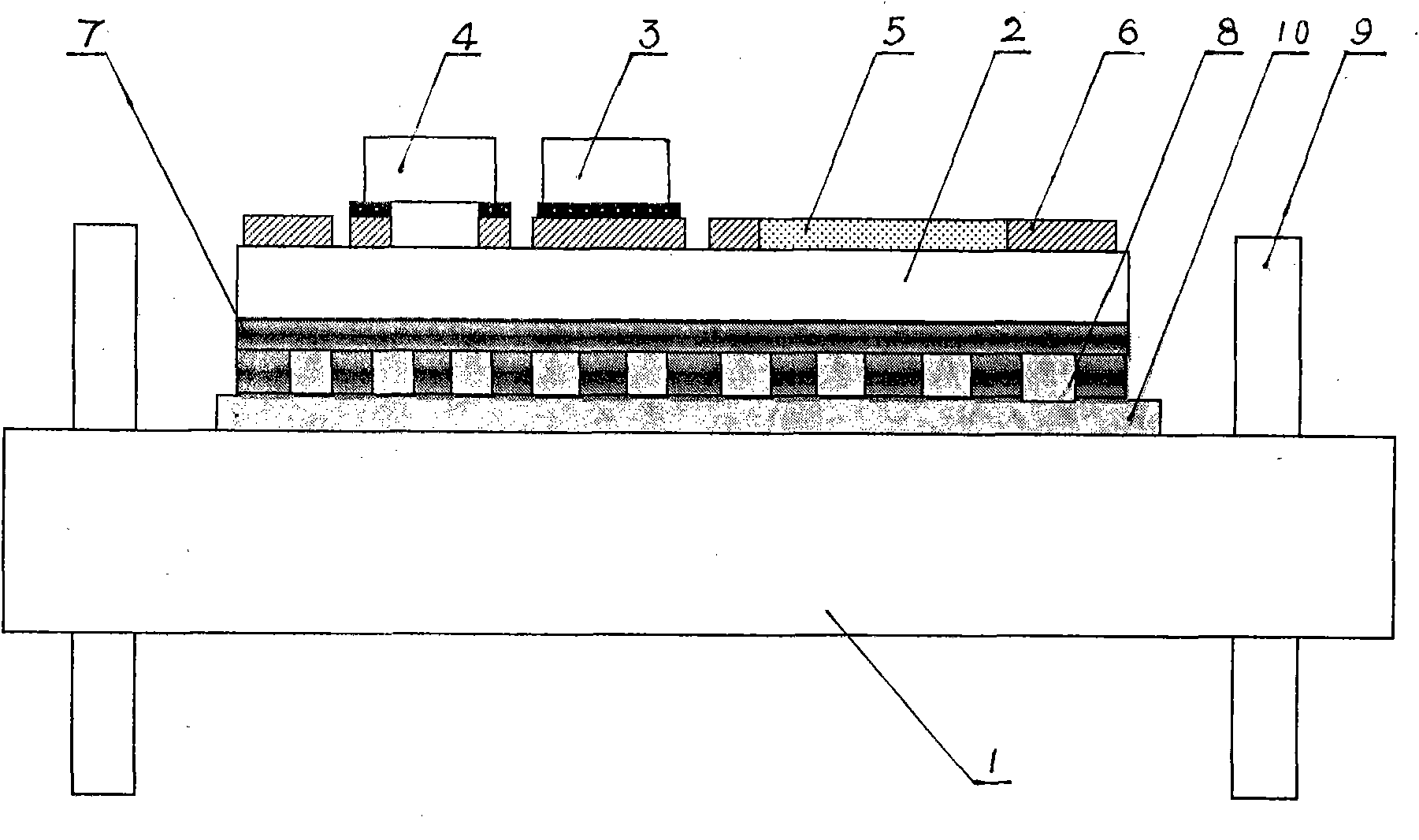 Integration method of high-reliability power hybrid integrated circuit