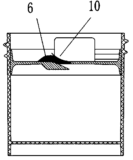 Paste taking component and package