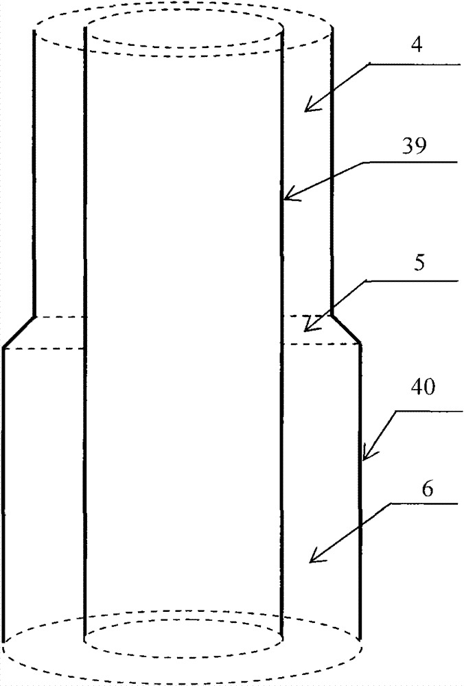 Coke-burning method for hydrocarbon conversion catalyst regeneration and structure of coke-burning area of regenerator