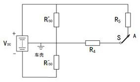 Electric vehicle insulation state online detection method