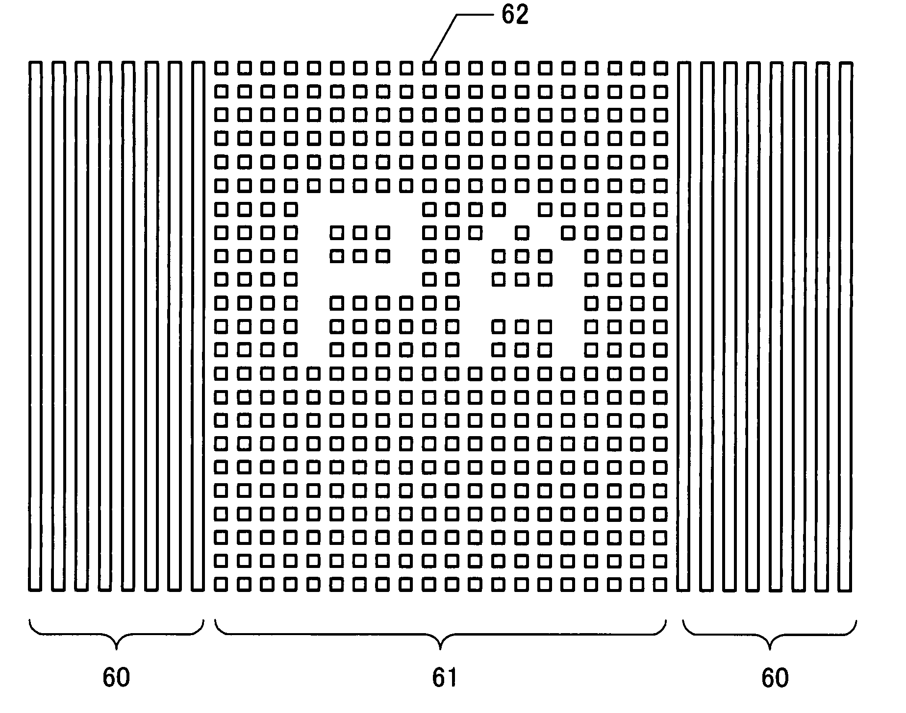 Semiconductor device having symbol pattern utilized as identification sign