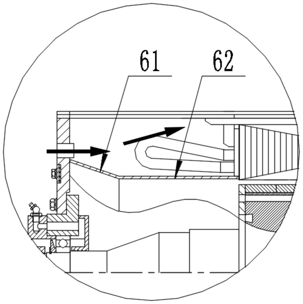 Semi-enclosed permanent magnet motor cooling system