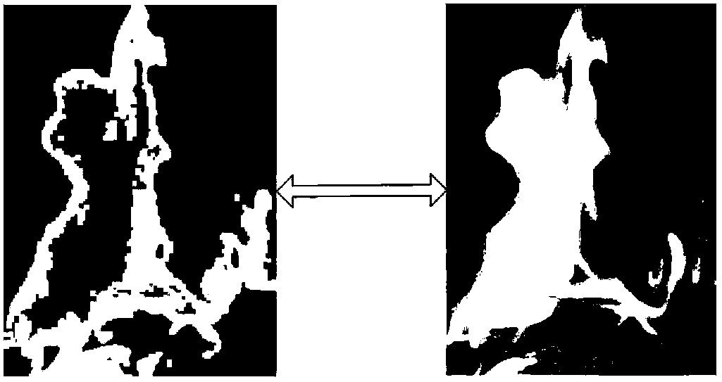 Method and device for detecting flame