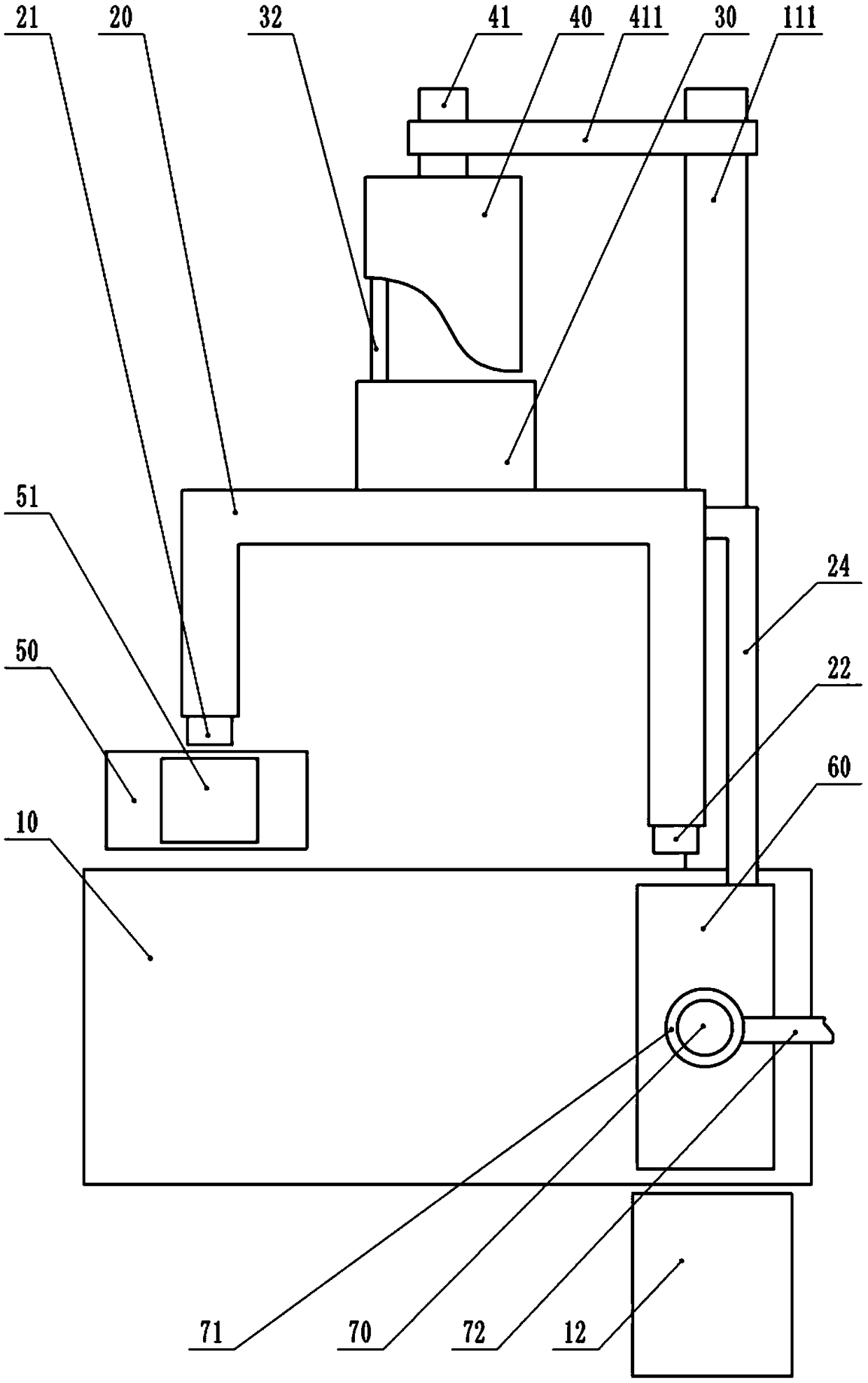 Automobile part polishing device