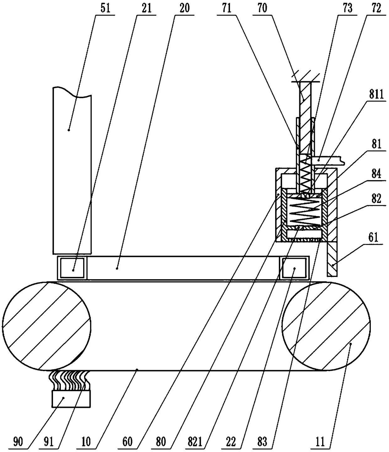 Automobile part polishing device