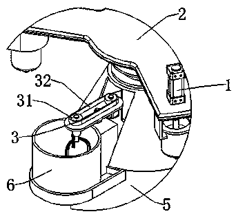 Color mixing device for graphic design