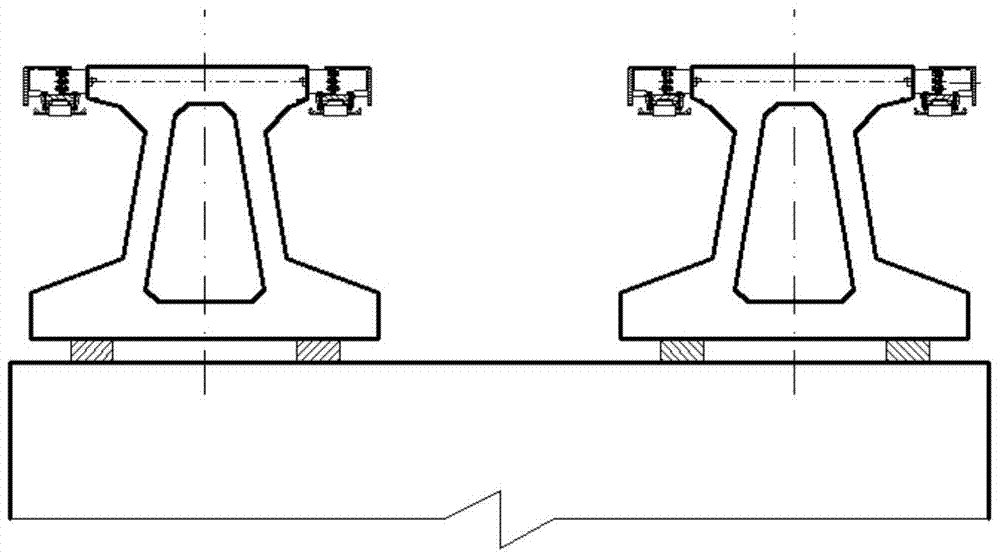 A rail-holding type maglev rail transit box girder