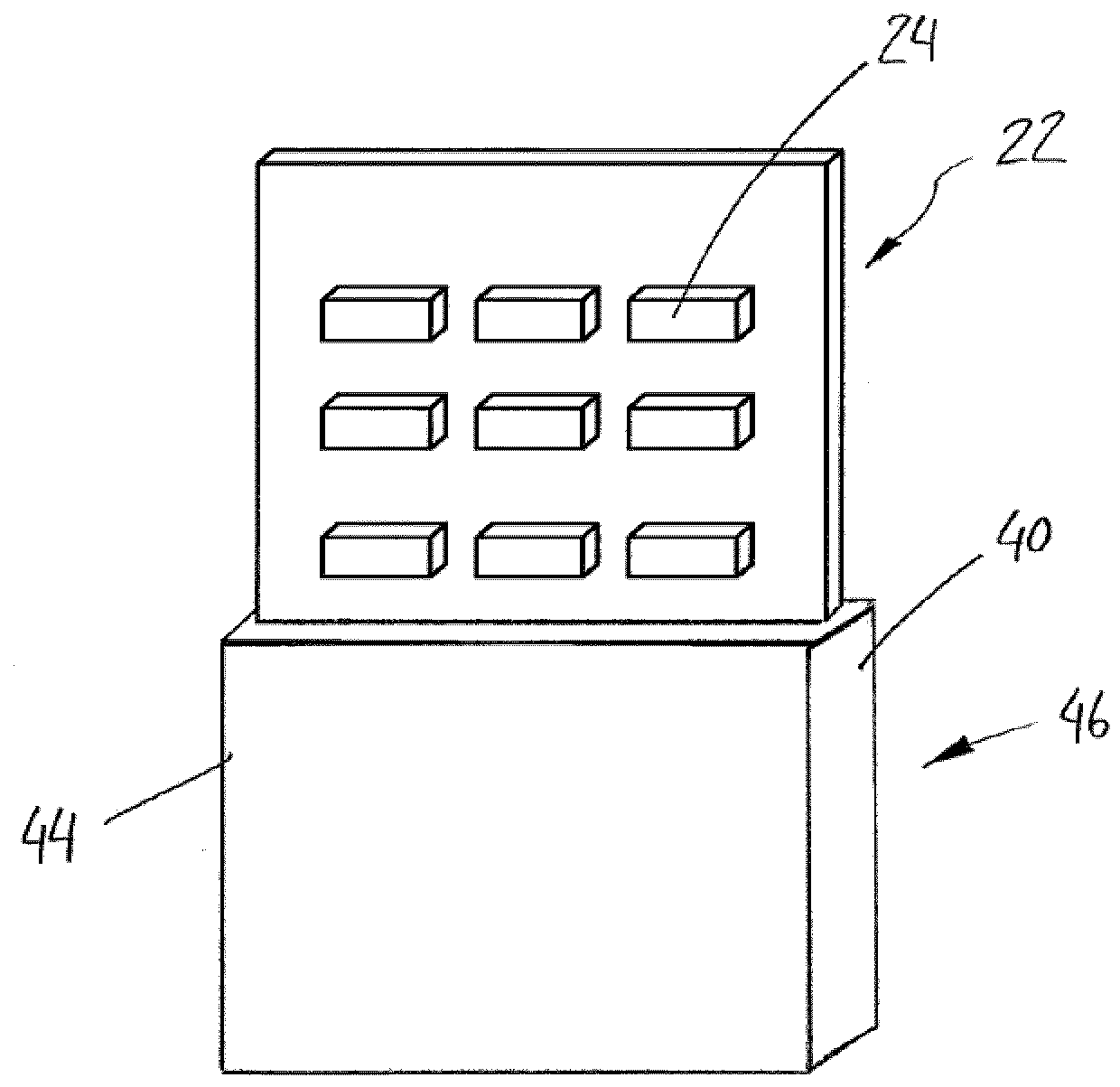 Sterilization unit for packaging material