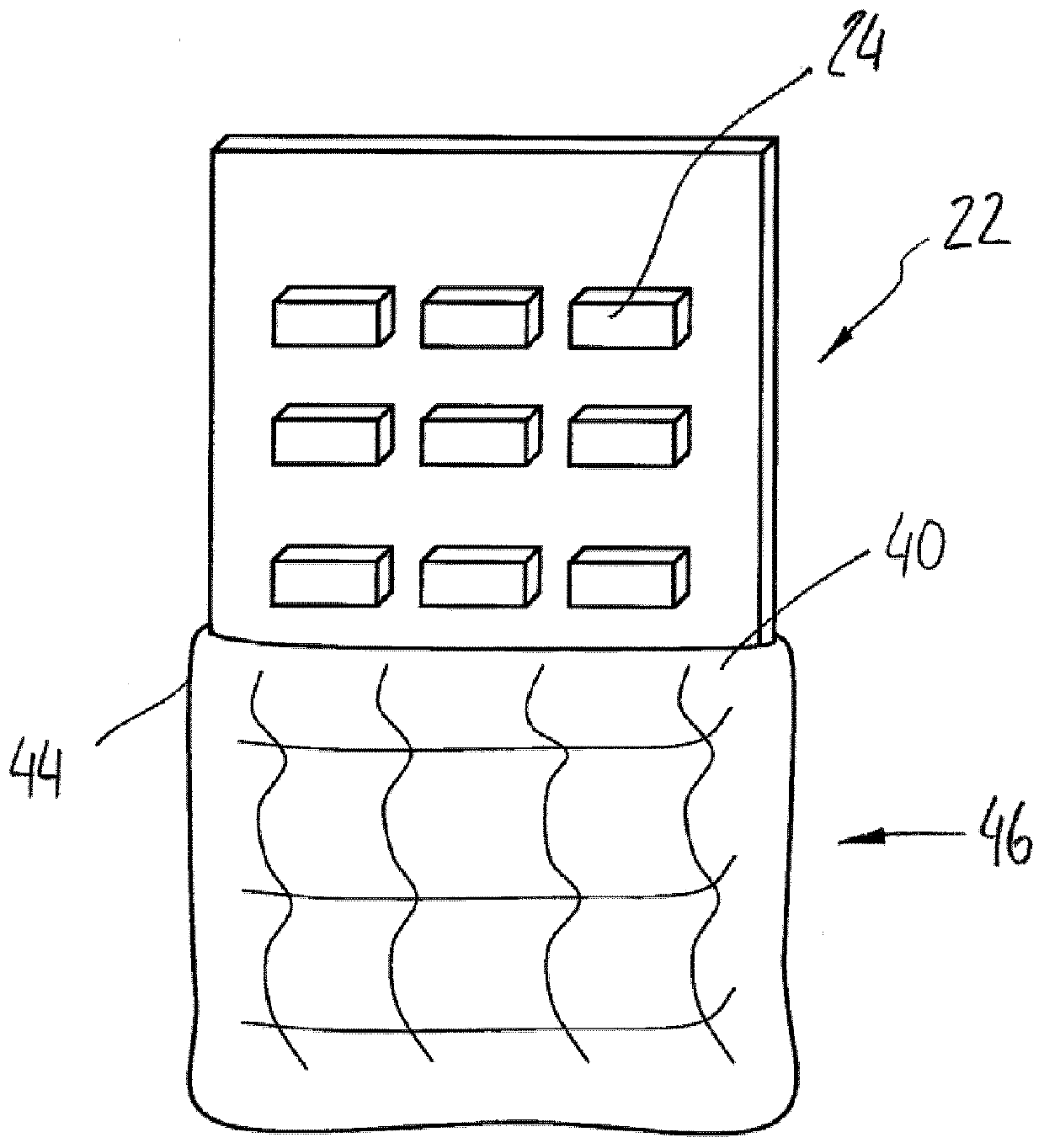 Sterilization unit for packaging material