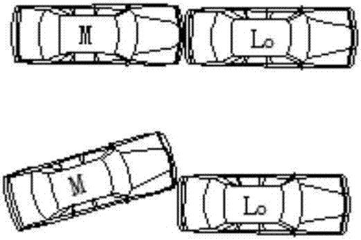 Lane changing trajectory planning method for unmanned vehicle based on vehicle-to-vehicle cooperation