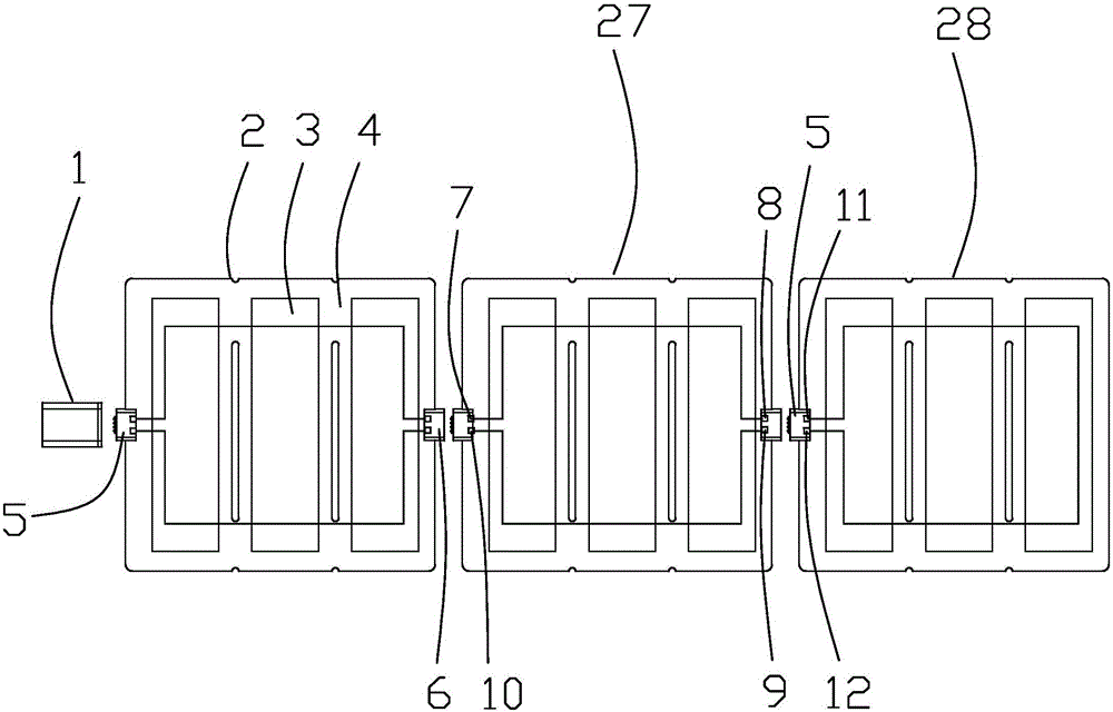 Flexible extensible unitized solar energy cell system