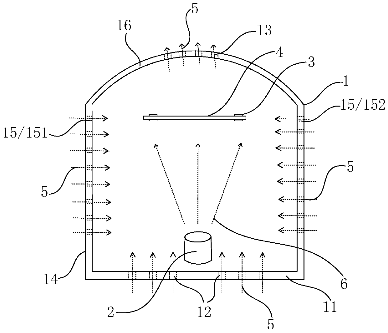 Evaporation plating device and evaporation plating method