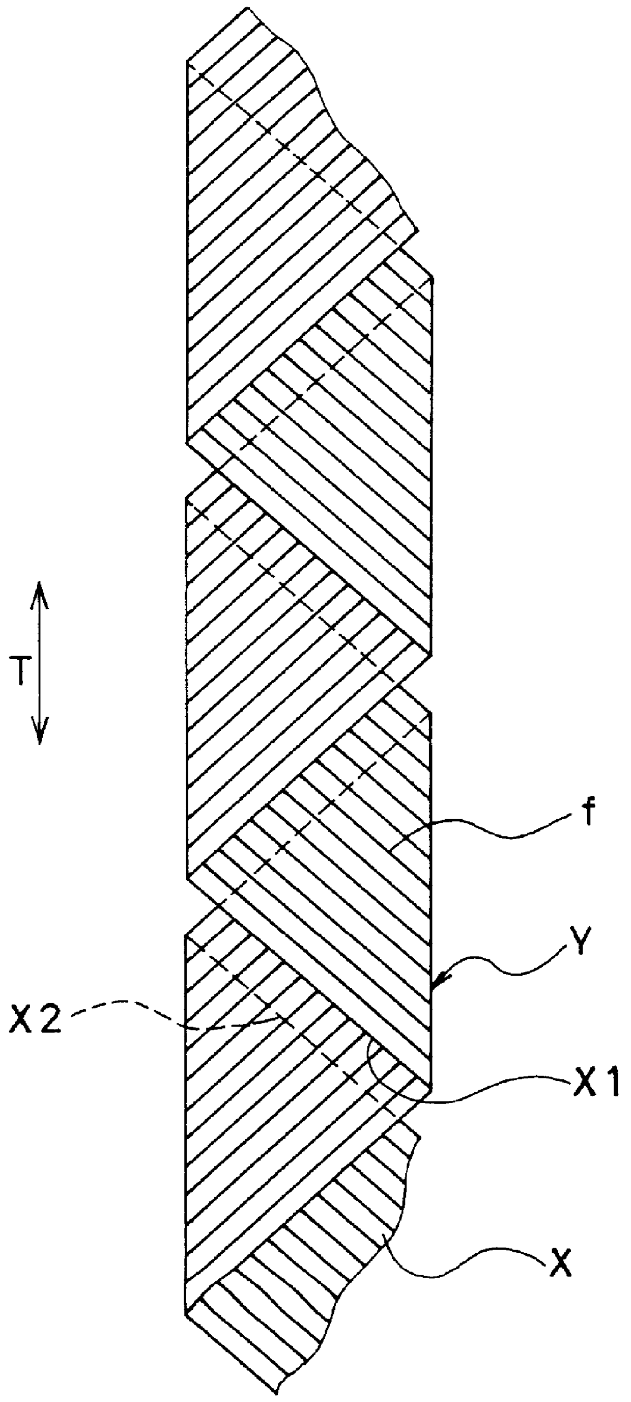 Pneumatic radial tire having at least two zigzag belt layers