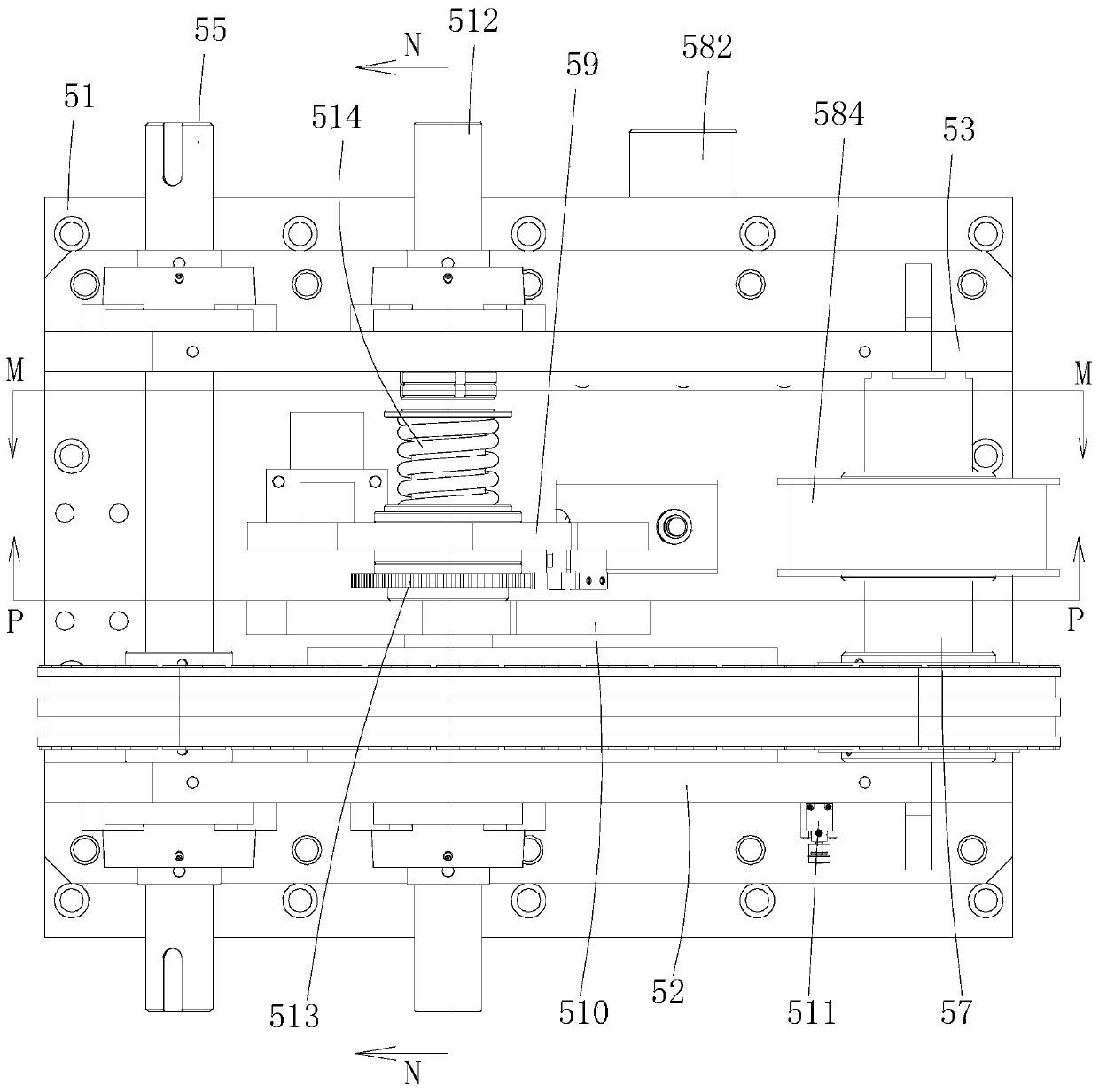 Section bar sorting and feeding device and sorting method thereof