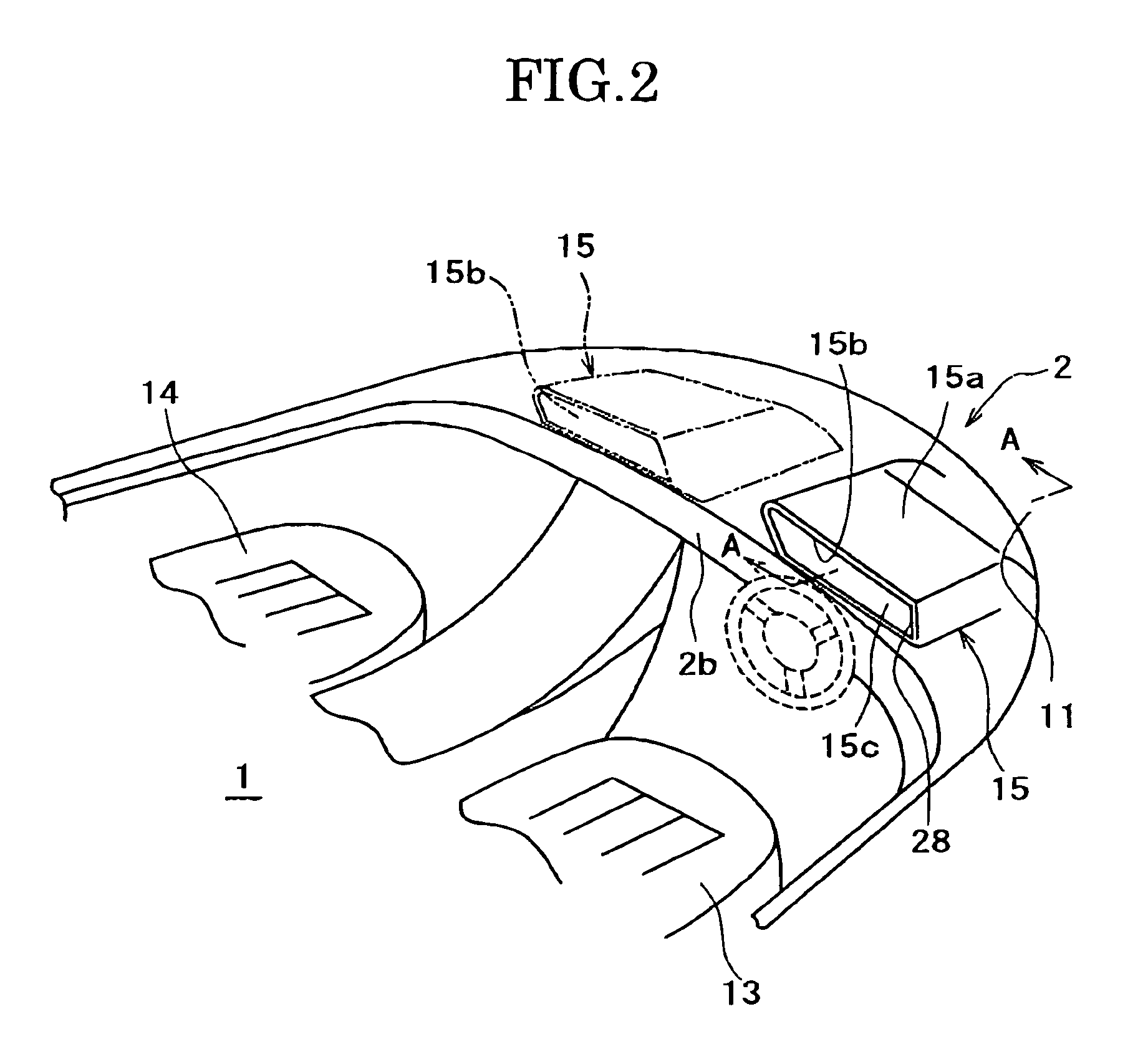 Information displaying apparatus for a vehicle