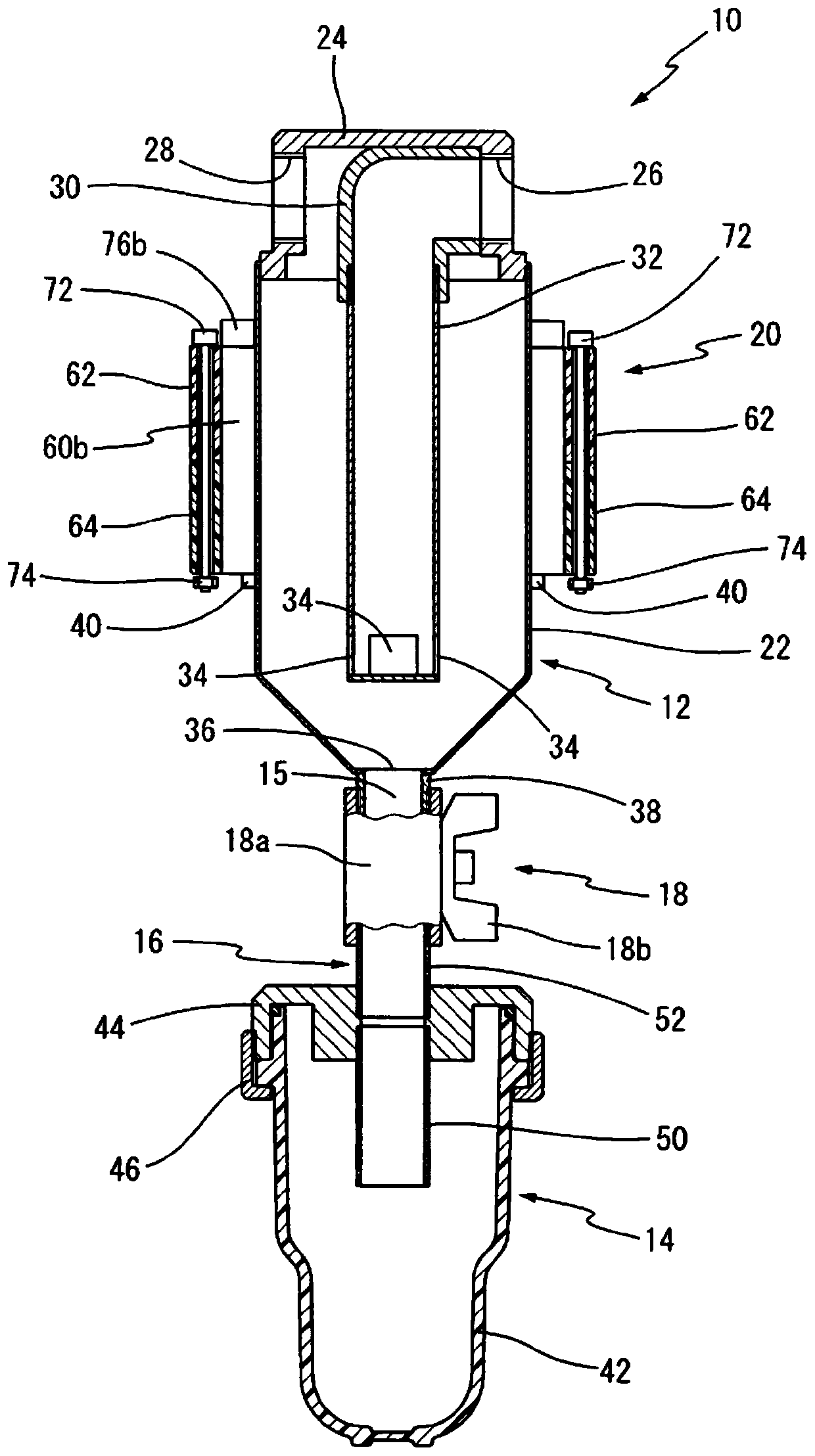 Magnetic filter device