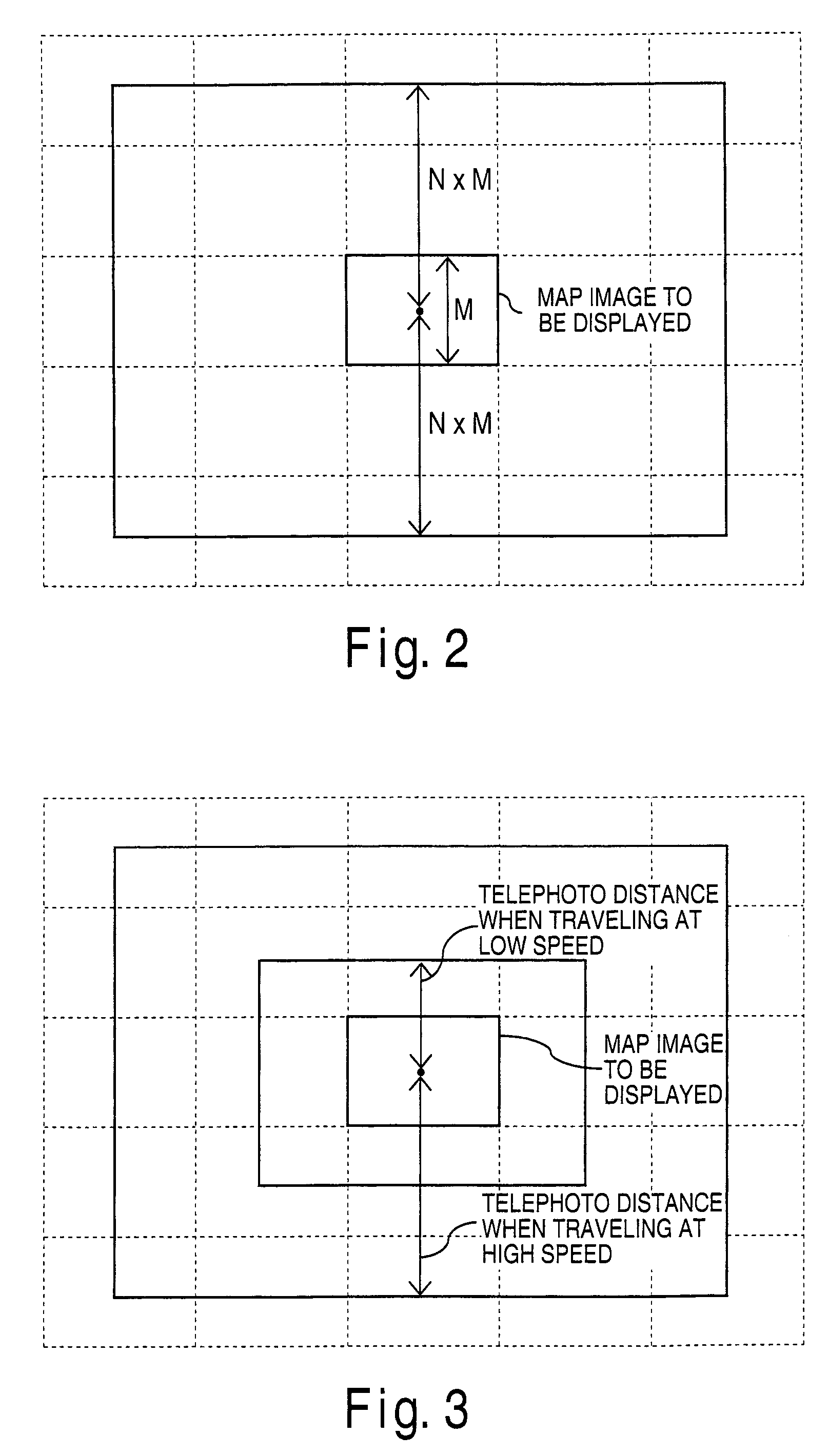 Map image display device