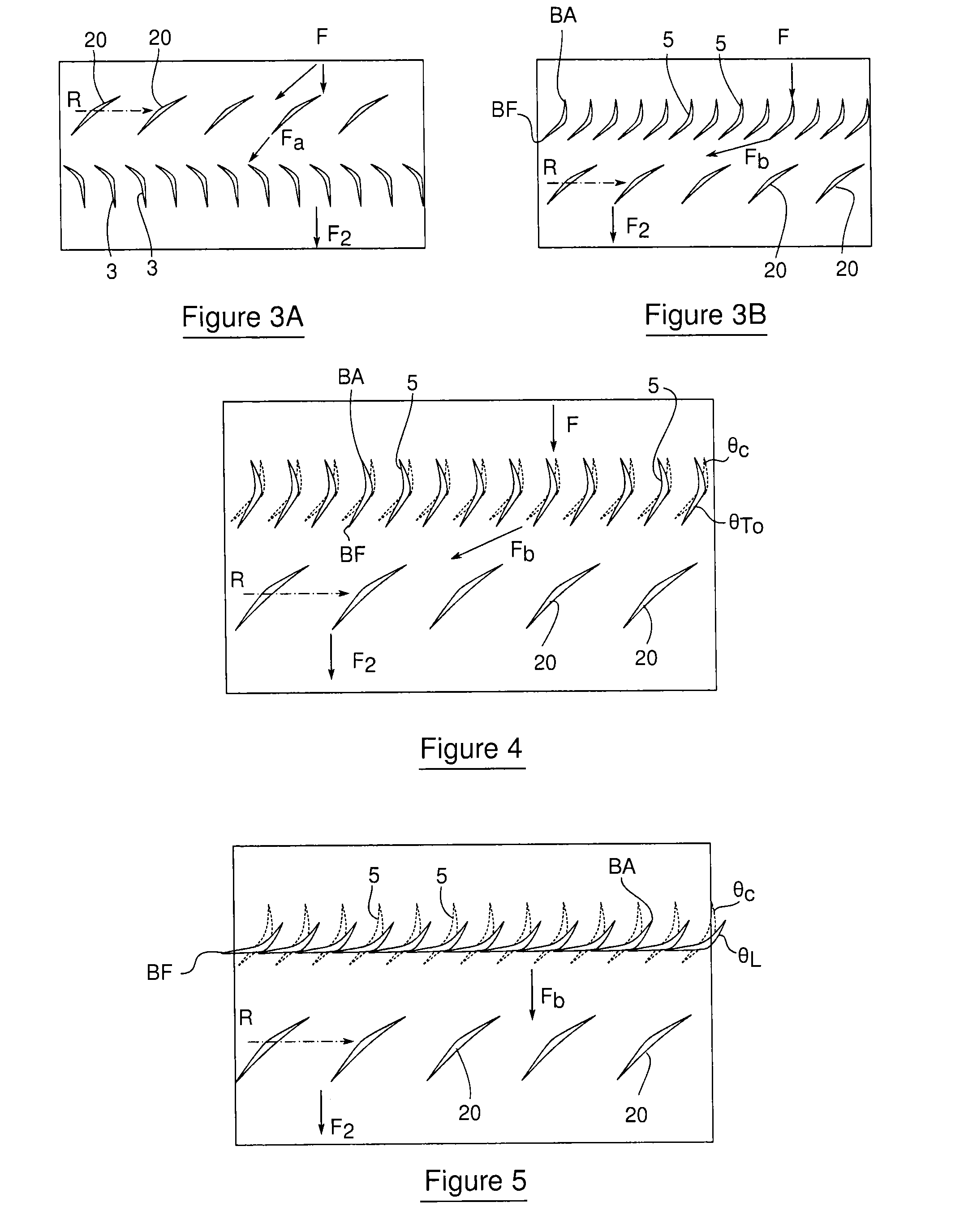 Turbomachine comprising a plurality of fixed radial blades mounted upstream of the fan