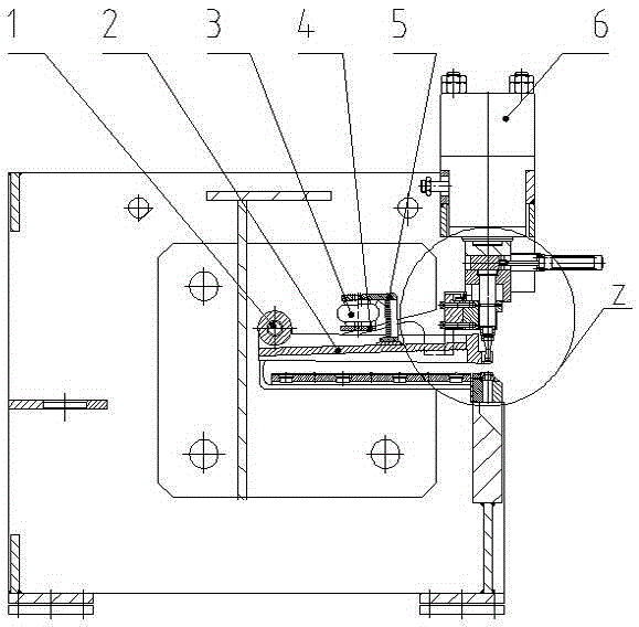 Numerical control hydraulic punching machine with follow-up material-pressing device