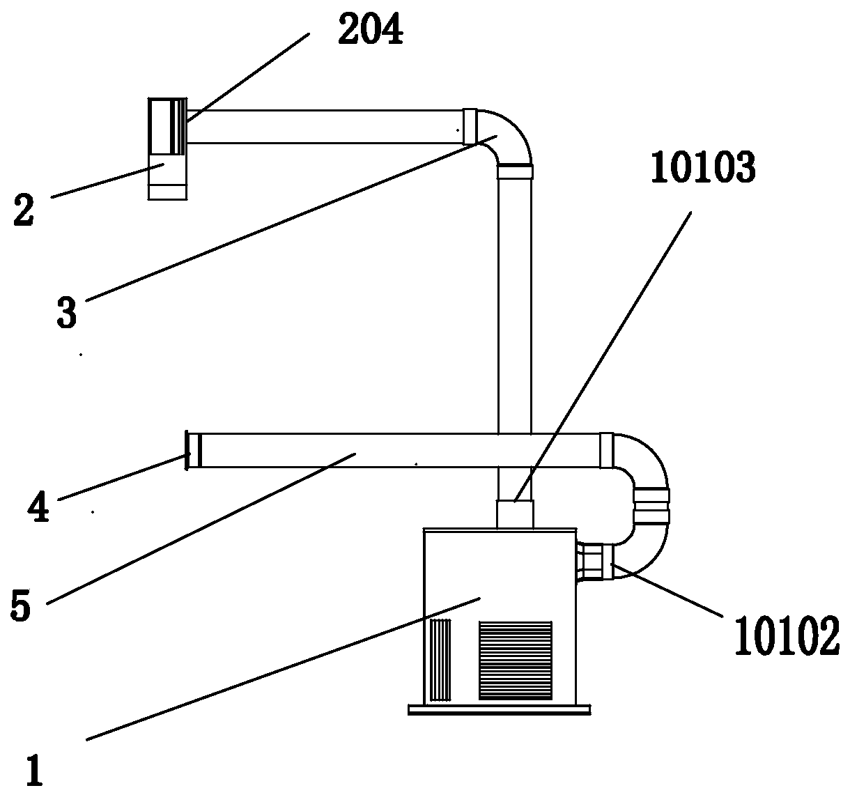 Whole-performance air conditioner integration unit as well as air duct structure and compatible system function flow thereof