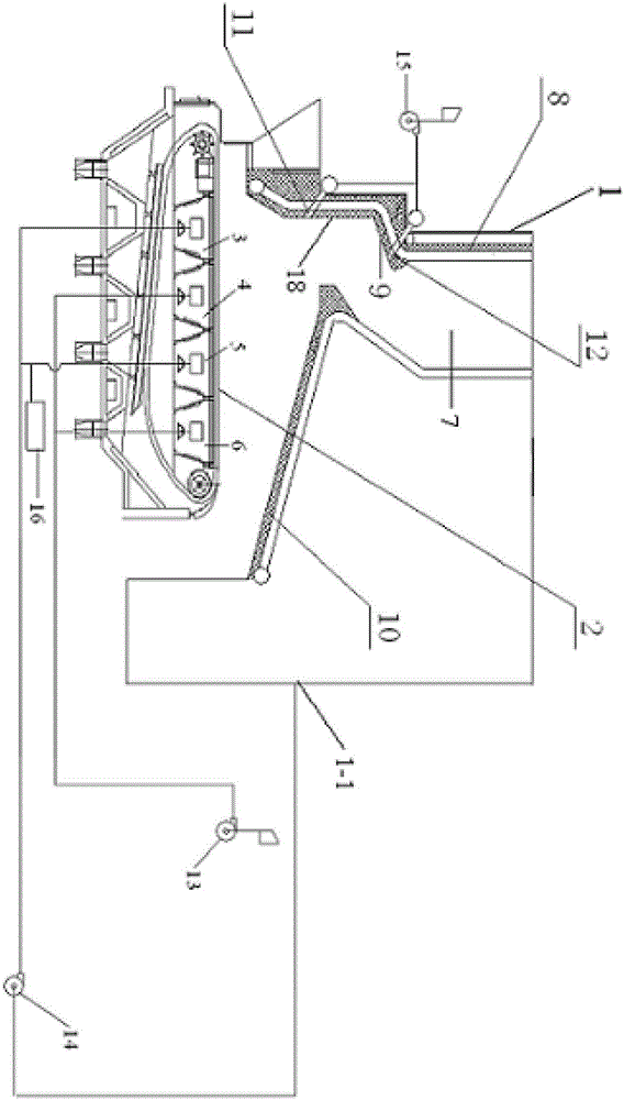 Anti-slagging biomass cascade conversion combustion device