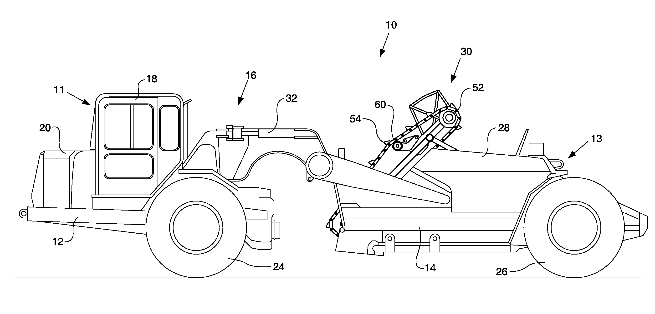 Wheel tractor scraper rear wheel drive assist and method of operation