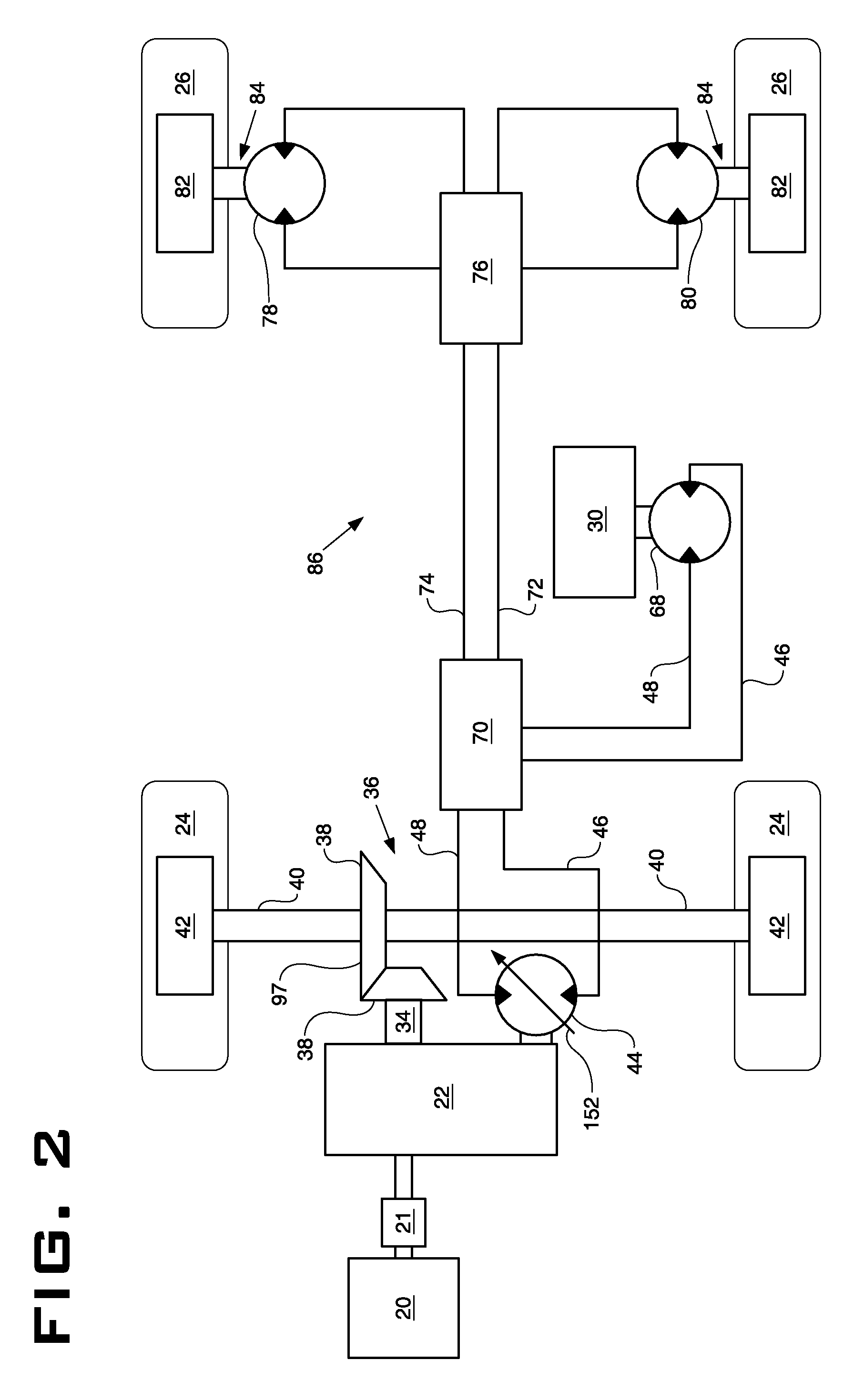 Wheel tractor scraper rear wheel drive assist and method of operation