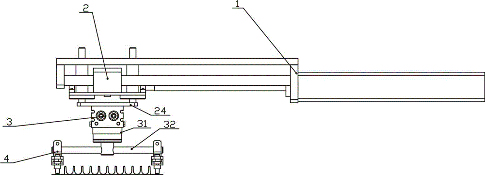 Automatic taking device for ampoule paper boxes