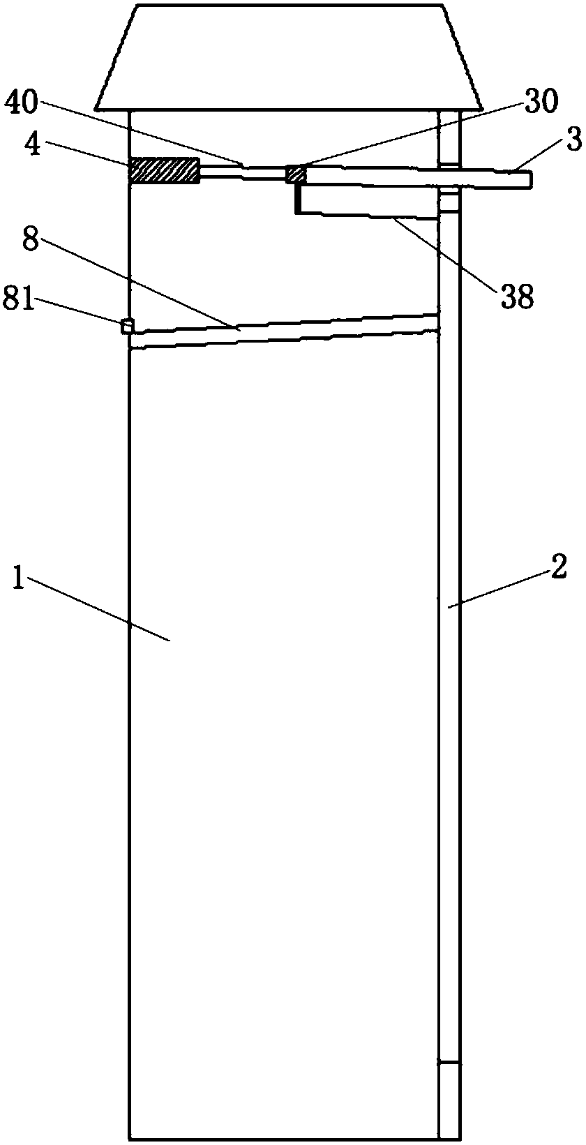 Outdoor power supply distribution cabinet