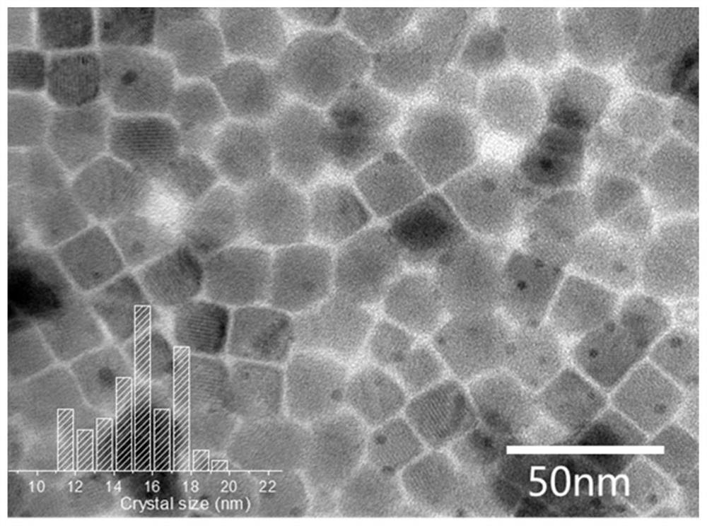 Transition metal ion doped perovskite quantum dot material and preparation method thereof