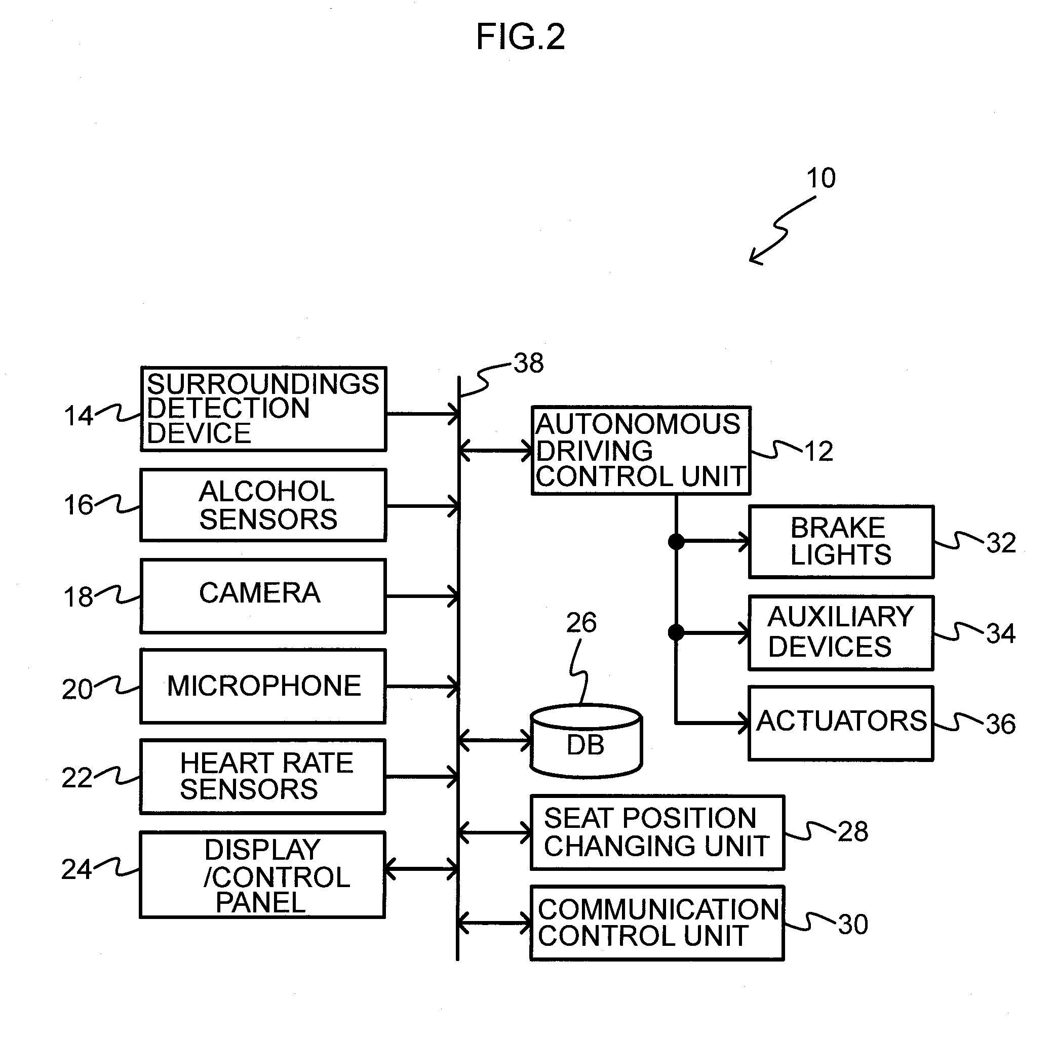 Vehicle occupant information acquisition device and vehicle control system