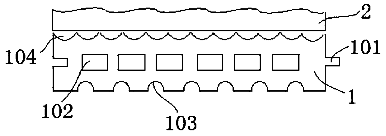 A double-layer composite floor