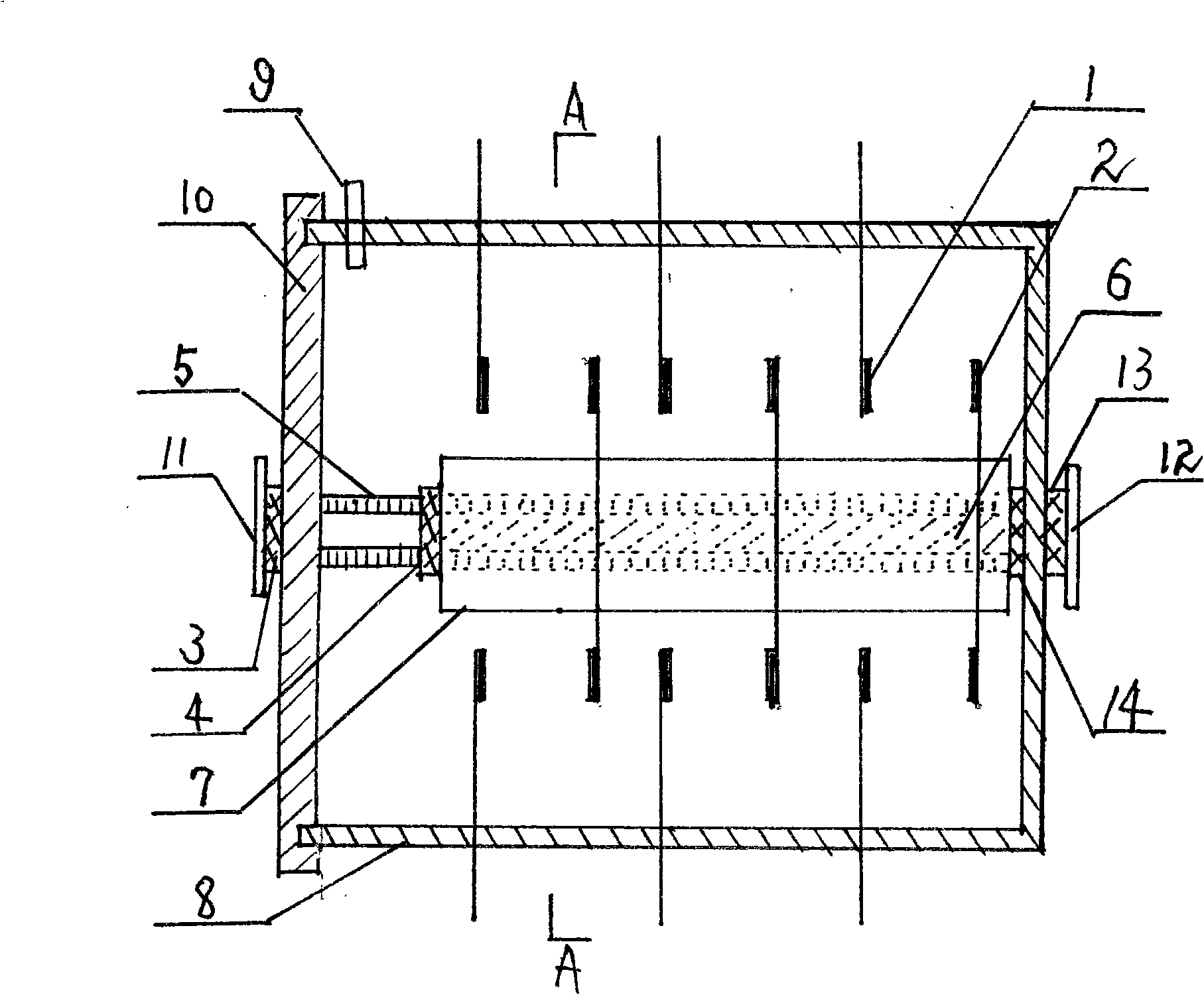 Vacuum contact switch controlled by permanent magnetism