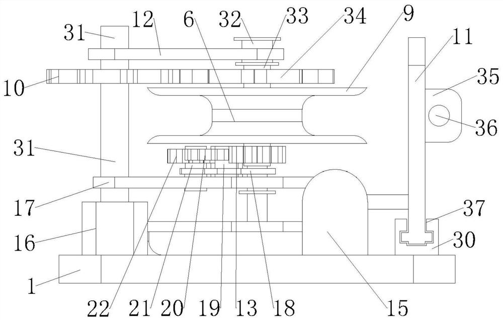 Novel new material product round edge trimming device