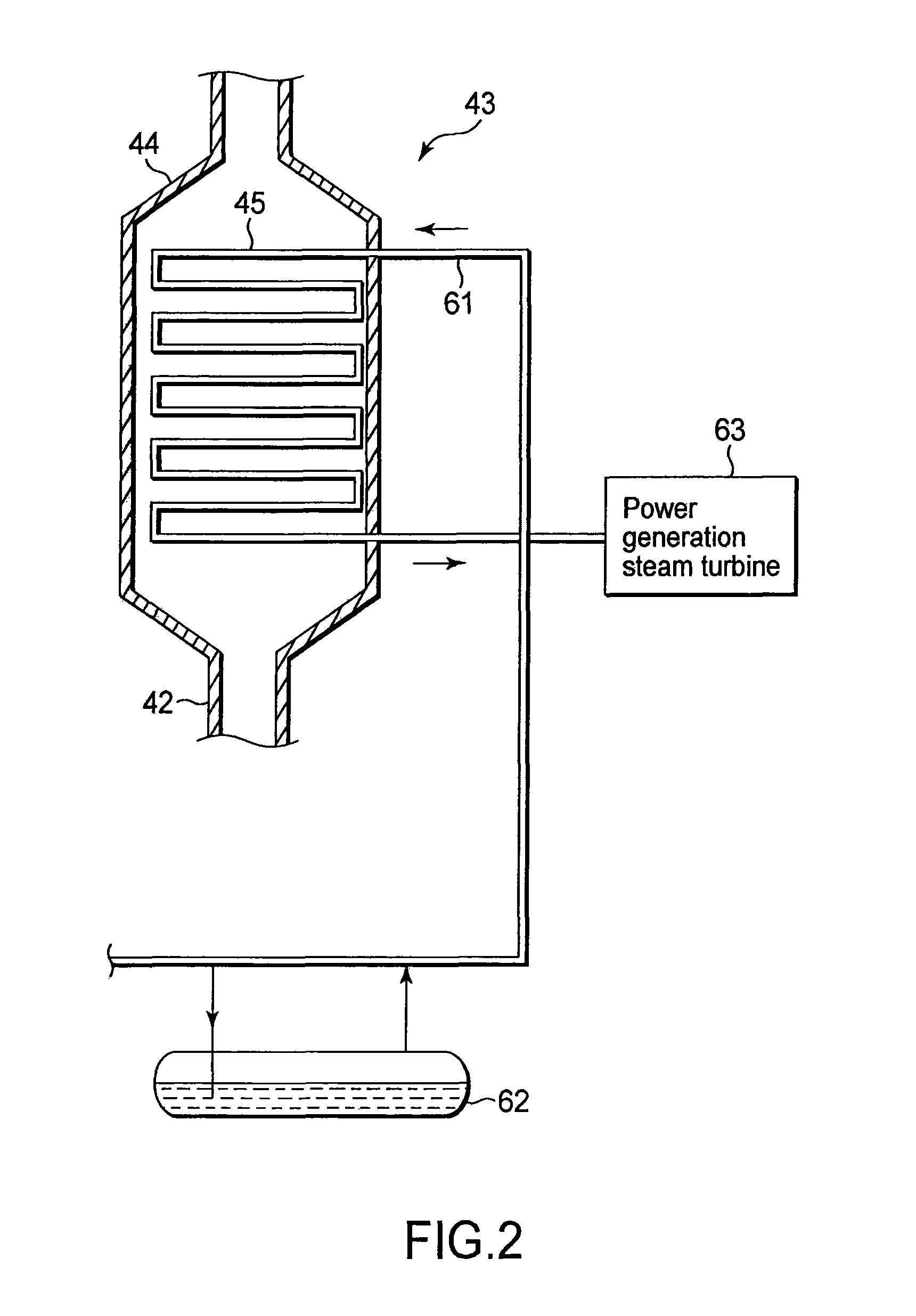 Waste heat recovery structure for steel making electric arc furnaces, steel making electric arc furnace facility, and waste heat recovery method for steel making electric arc furnaces