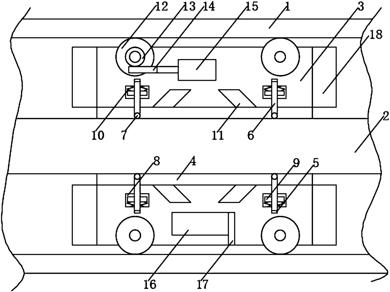 Mobile detecting device applied to power monitoring