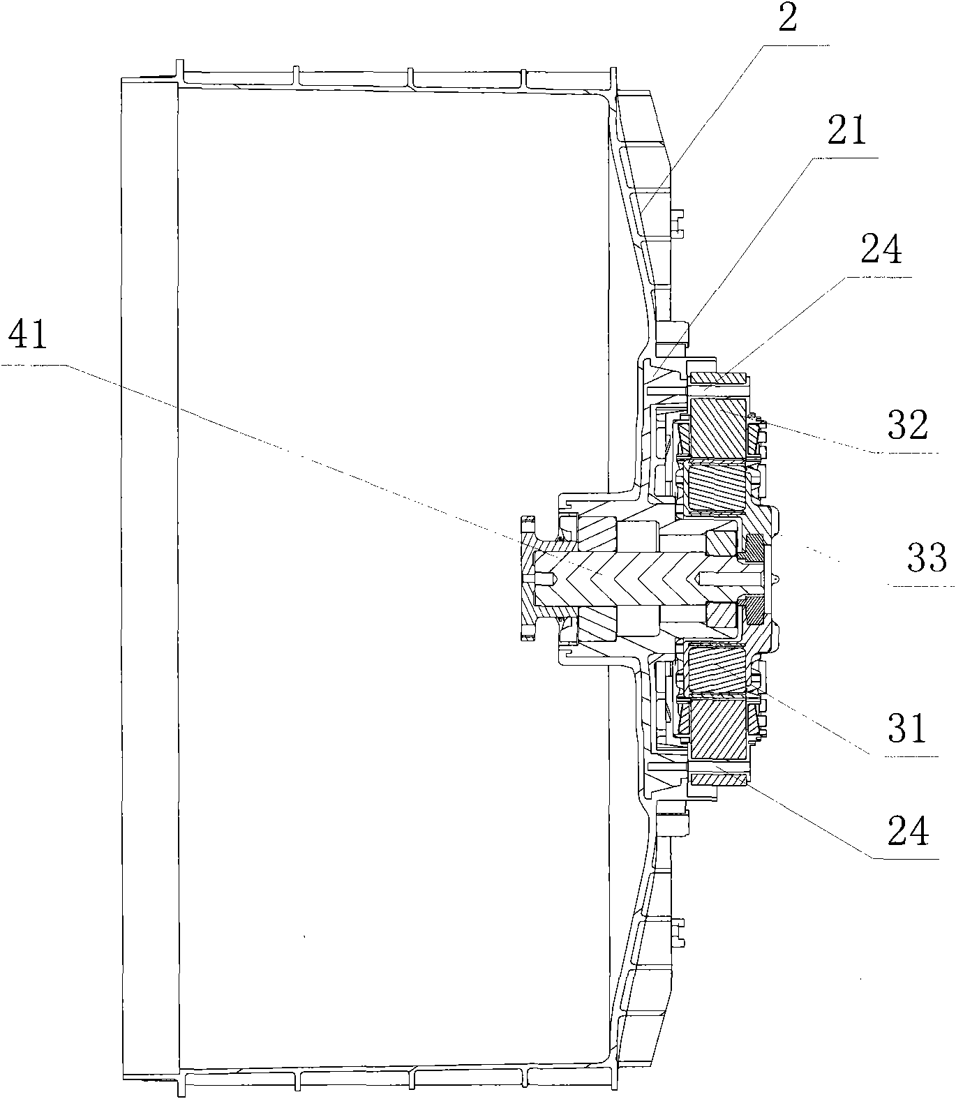 Front loading washing machine