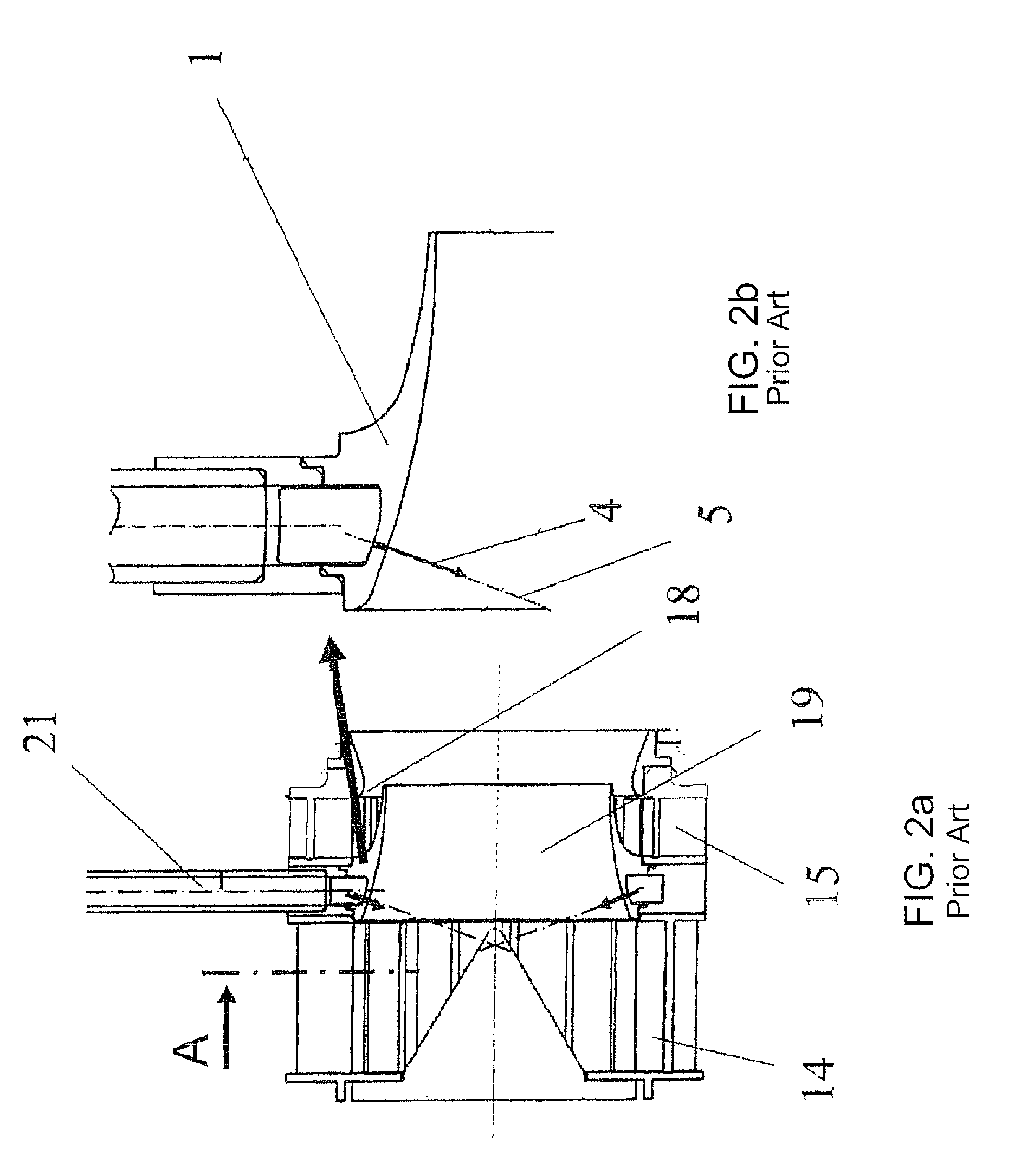 Fuel injection nozzle with film-type fuel application