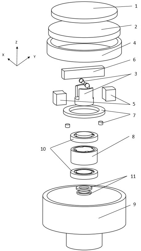 A two-dimensional high-speed scanning mirror device