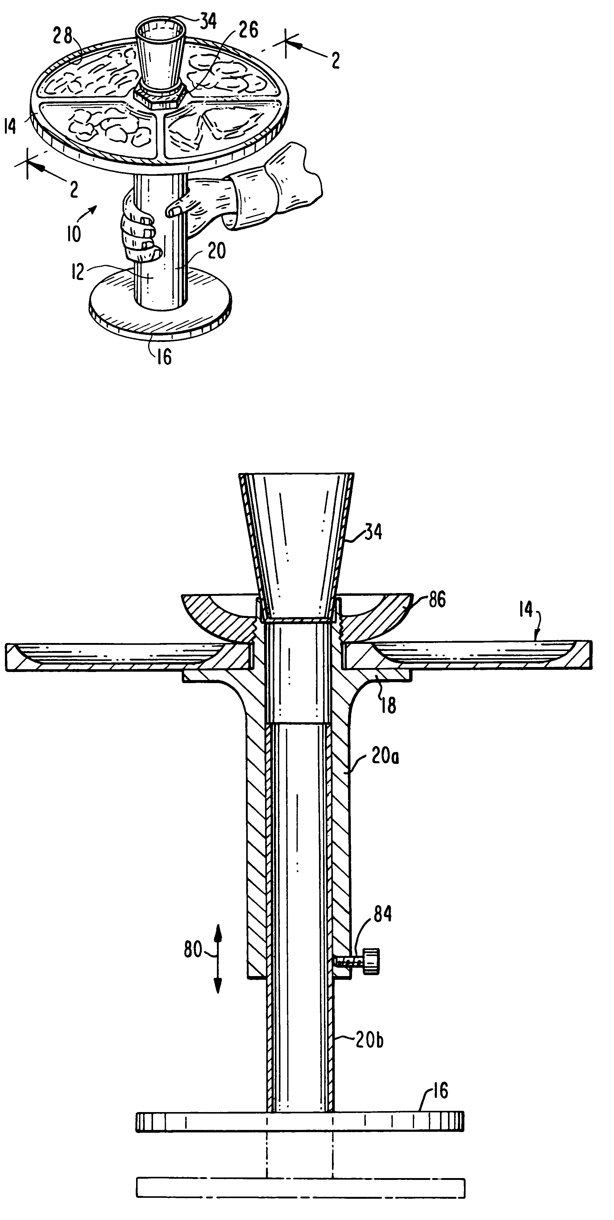 Plate stand