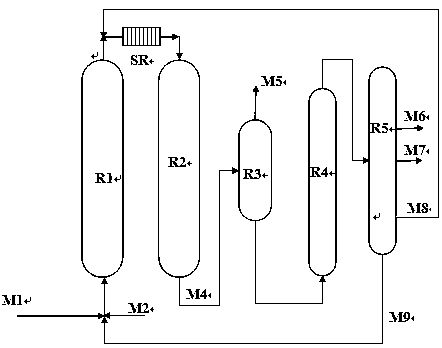 Method for processing heavy raw materials